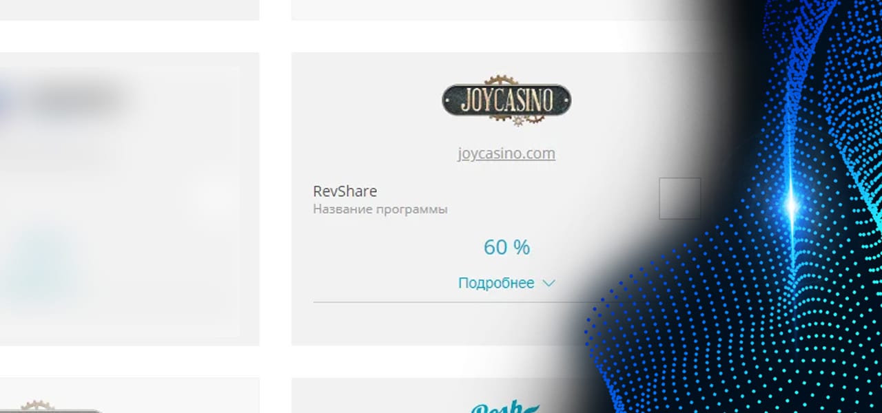 партнерка казино joy